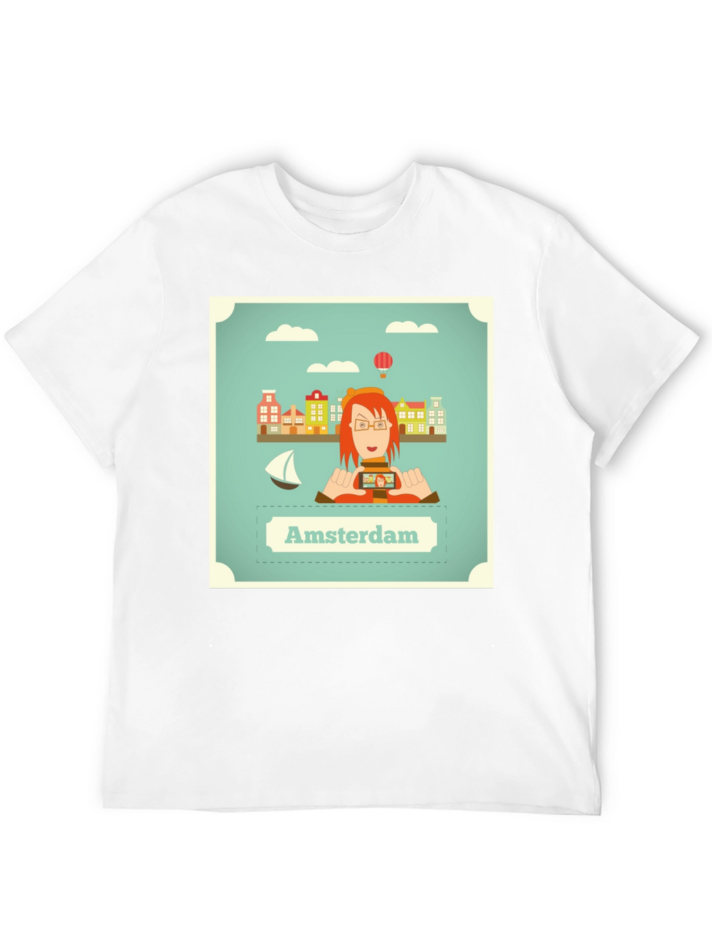 Amsterdam Tourist T-Shirt - Unique City Graphic Tee