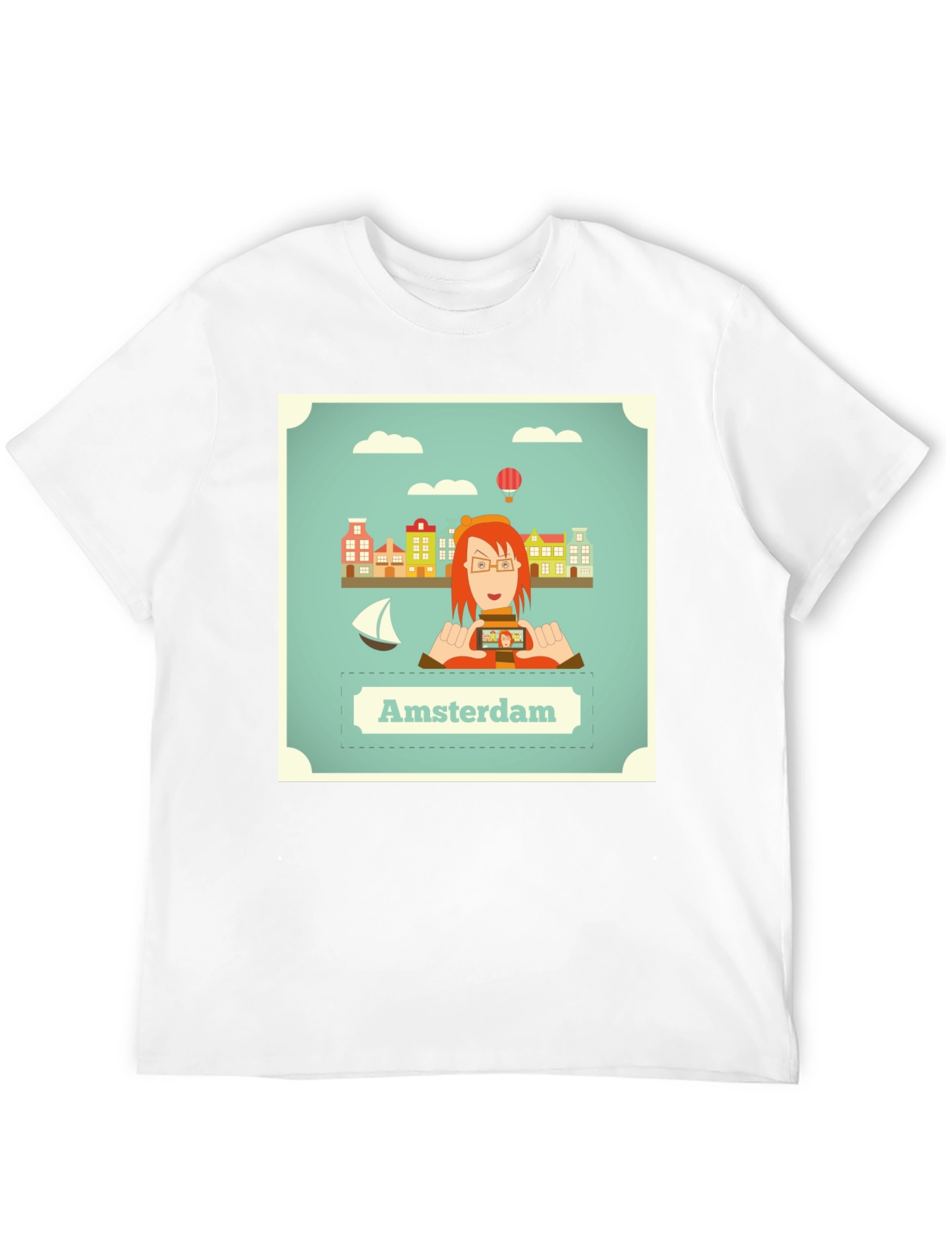 Amsterdam Tourist T-Shirt - Unique City Graphic Tee