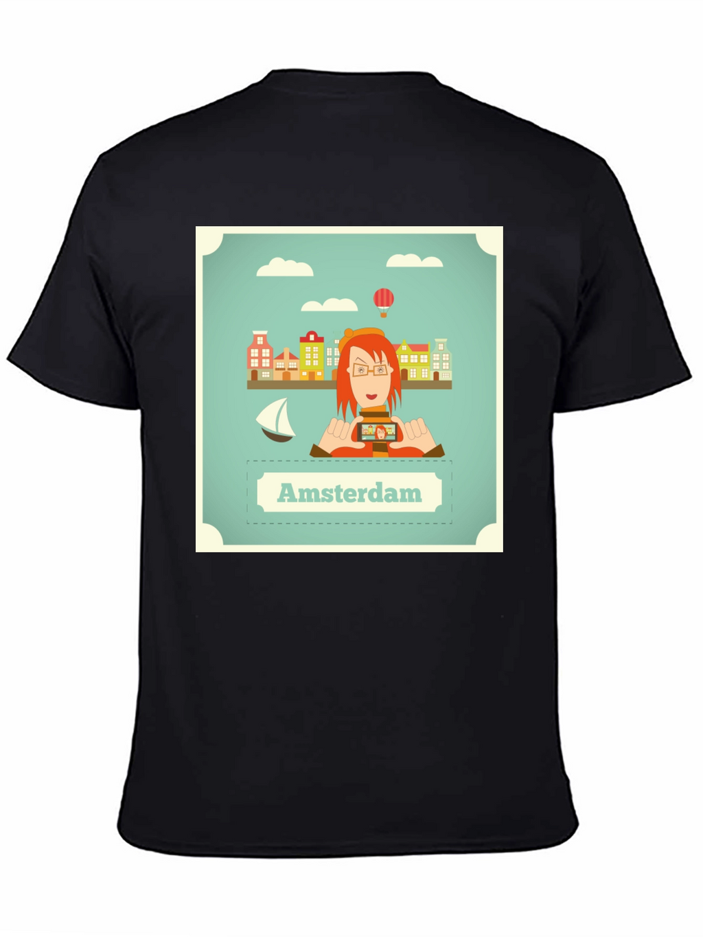 Amsterdam Tourist T-Shirt - Unique City Graphic Tee
