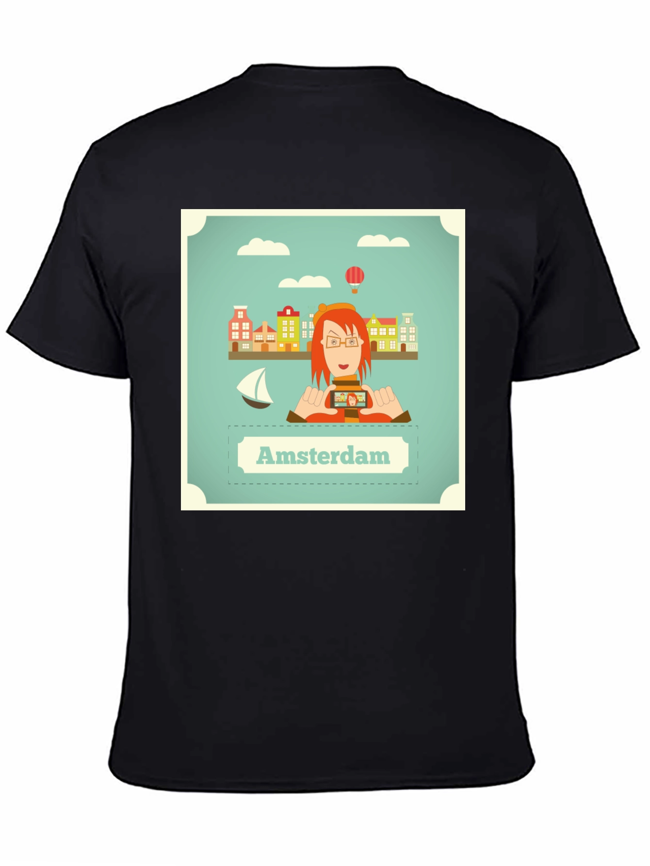Amsterdam Tourist T-Shirt - Unique City Graphic Tee