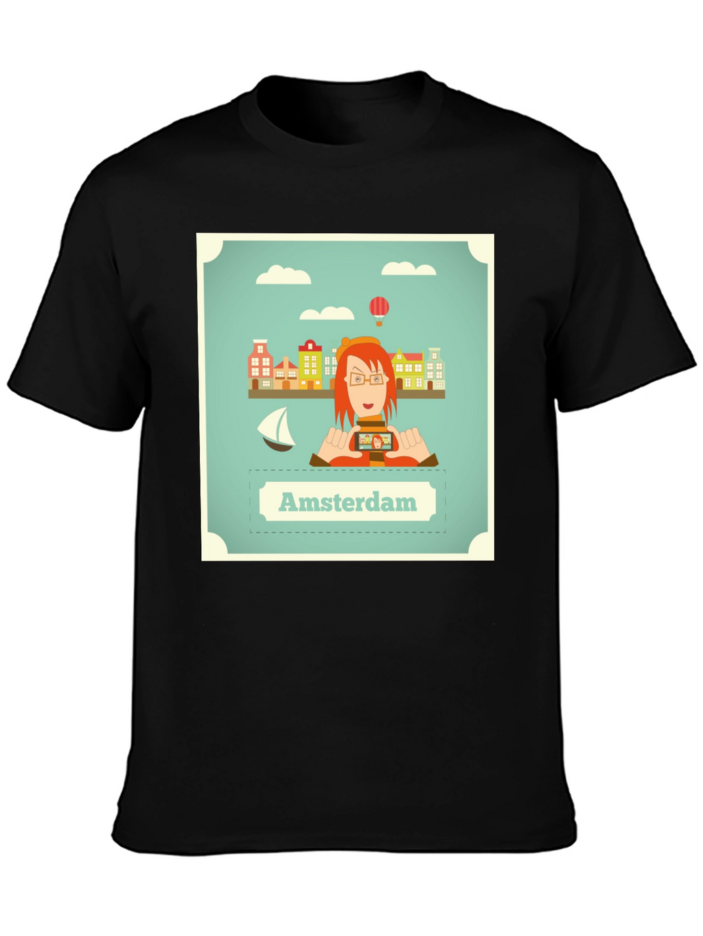 Amsterdam Tourist T-Shirt - Unique City Graphic Tee
