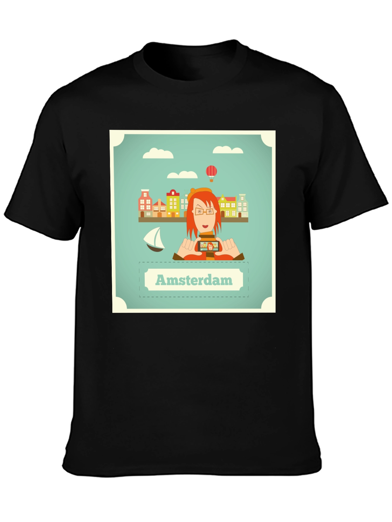 Amsterdam Tourist T-Shirt - Unique City Graphic Tee