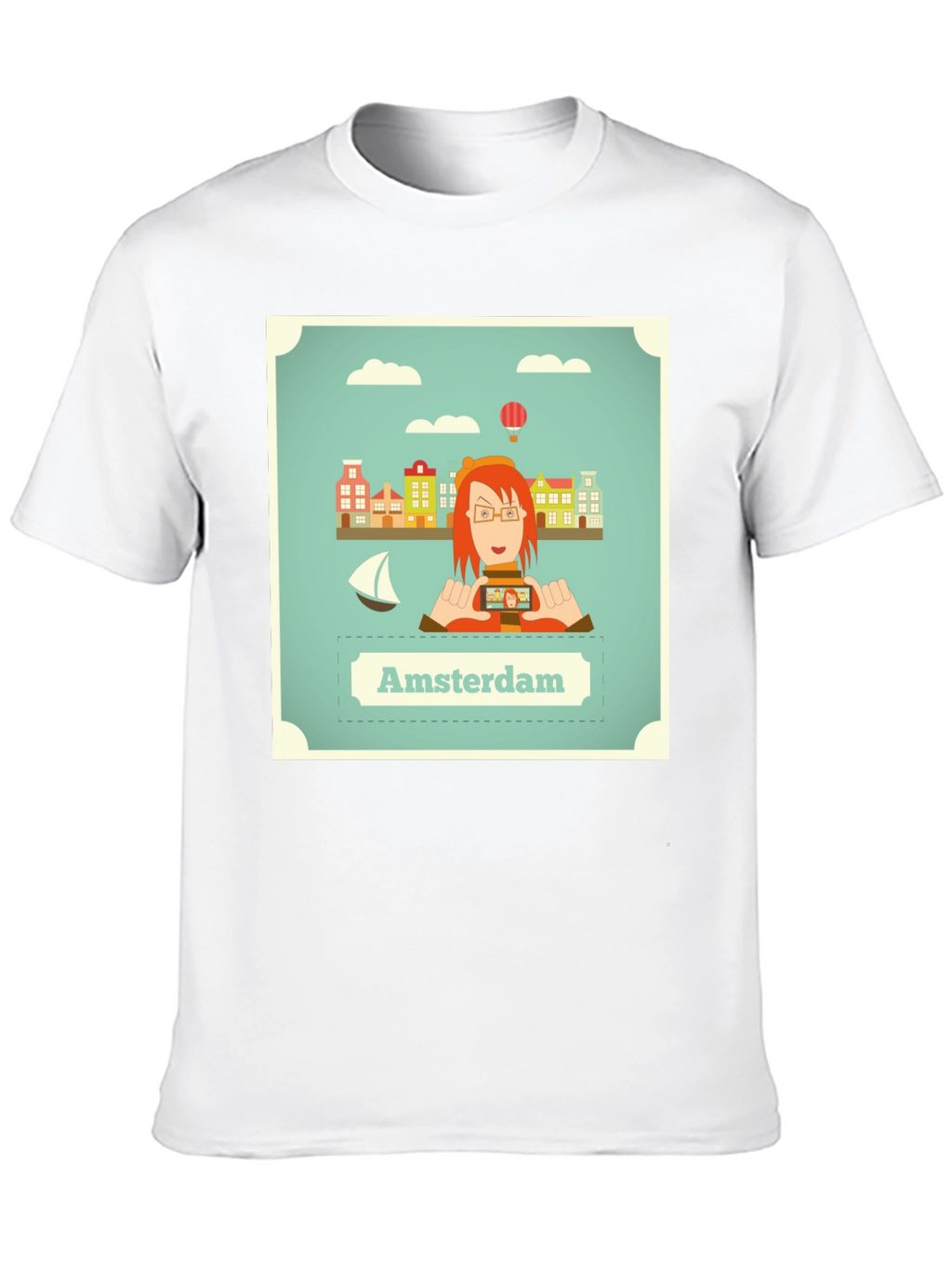 Amsterdam Tourist T-Shirt - Unique City Graphic Tee