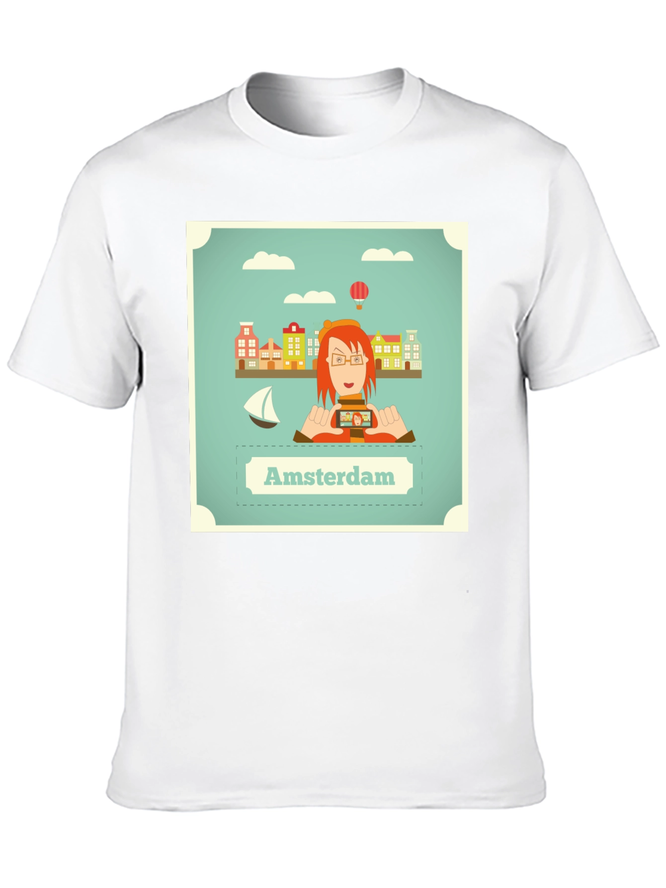 Amsterdam Tourist T-Shirt - Unique City Graphic Tee