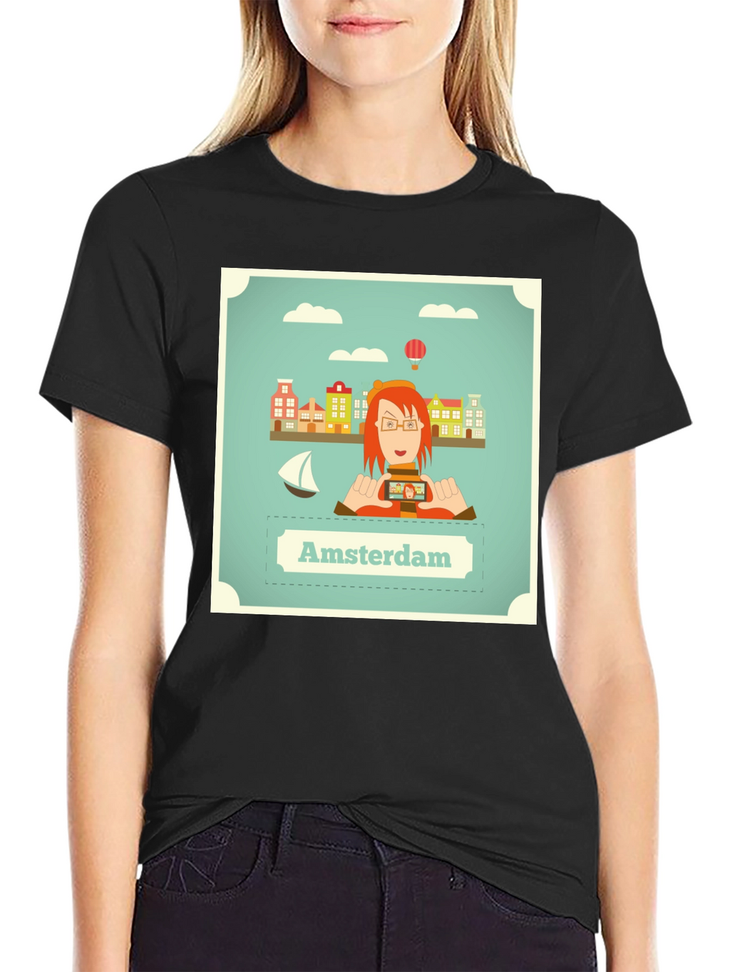 Amsterdam Tourist T-Shirt - Unique City Graphic Tee