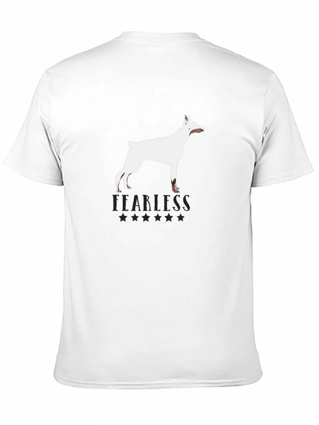 Fearless Dog Graphic Tee - Black