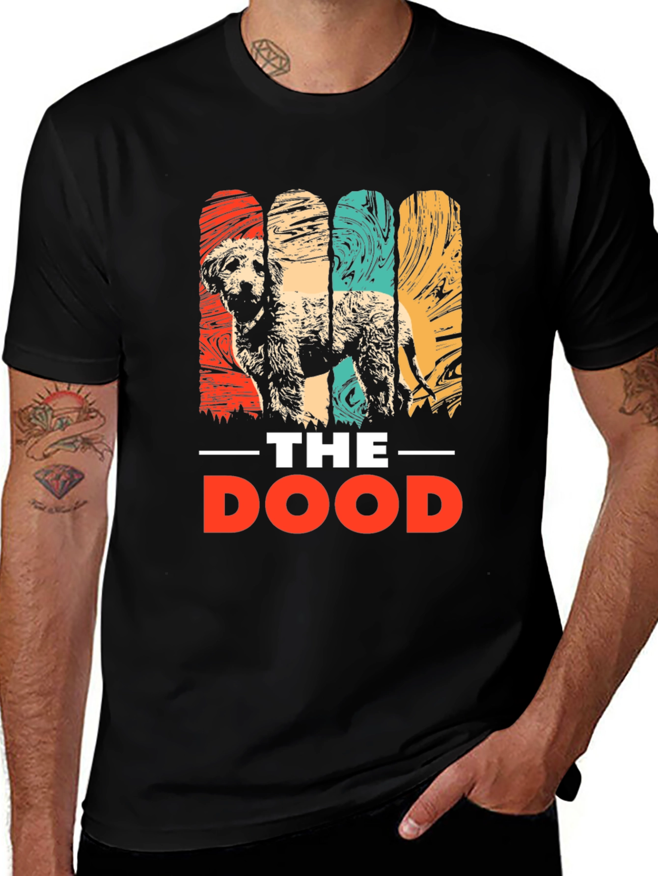 The Dood Dog Graphic T-Shirt - Retro Style