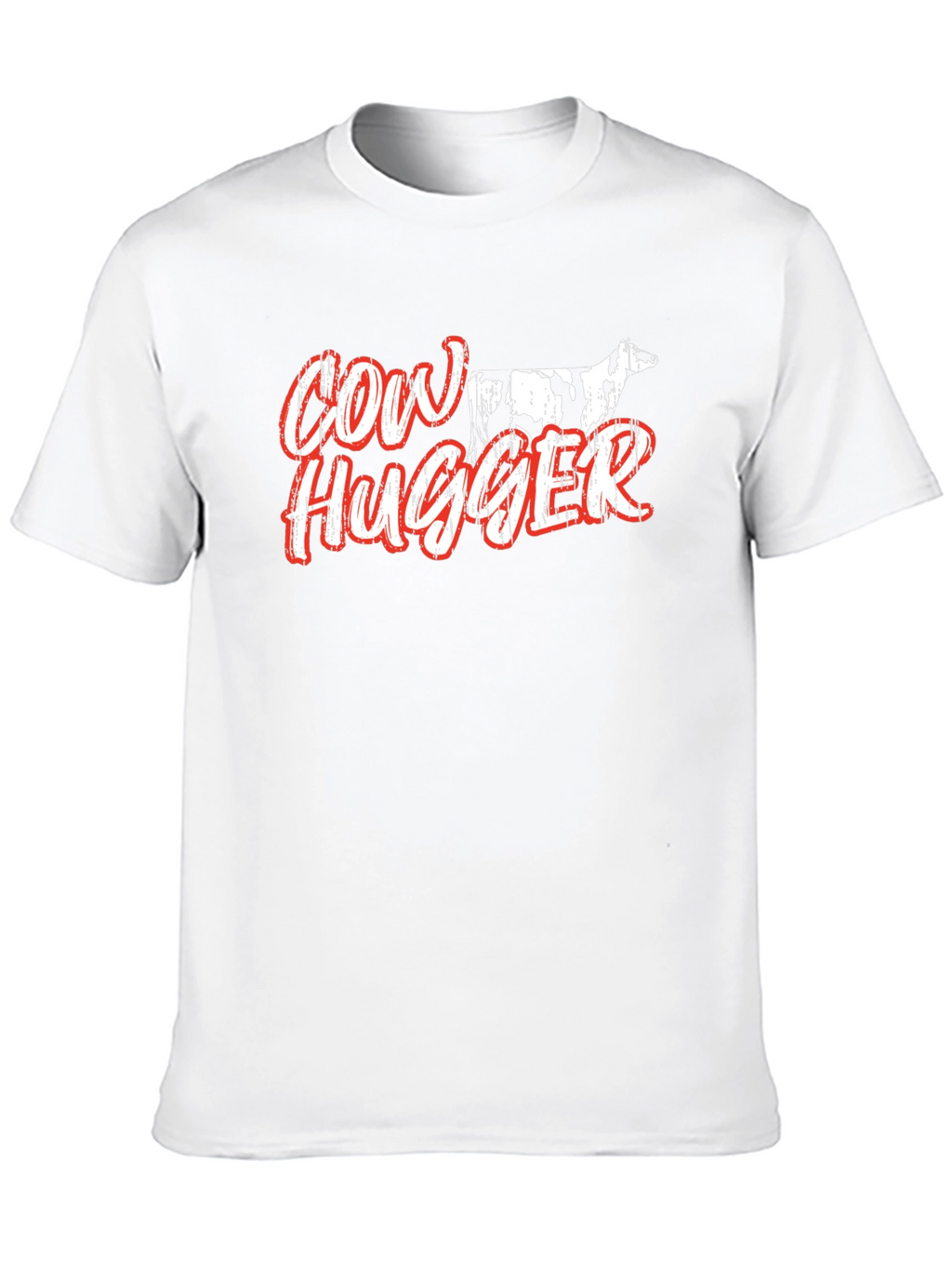 Cow Hugger Graphic T-Shirt - Black