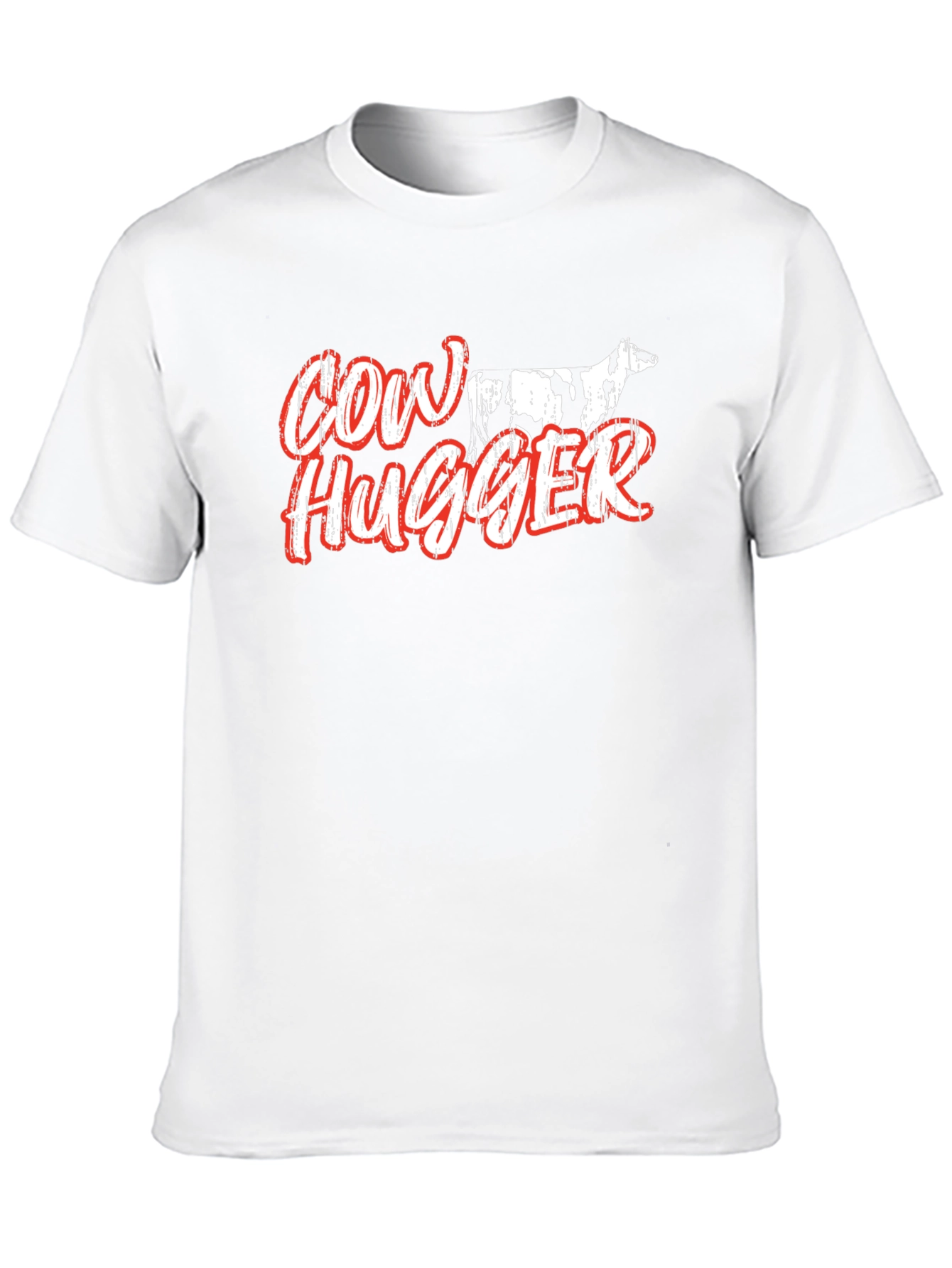 Cow Hugger Graphic T-Shirt - Black