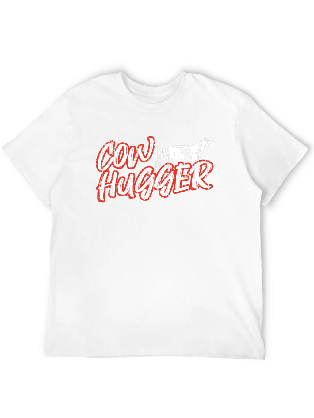 Cow Hugger Graphic T-Shirt - Black