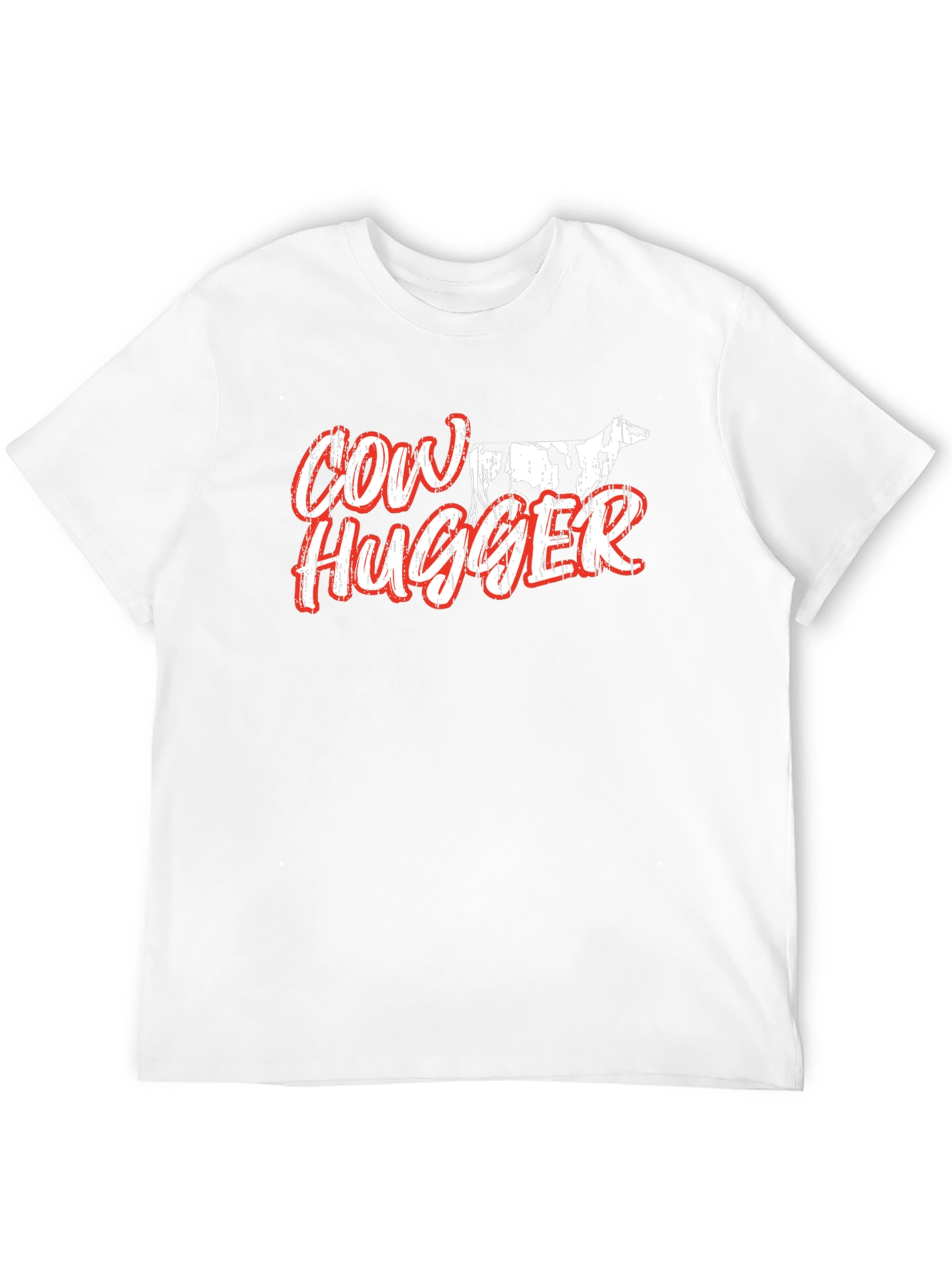 Cow Hugger Graphic T-Shirt - Black