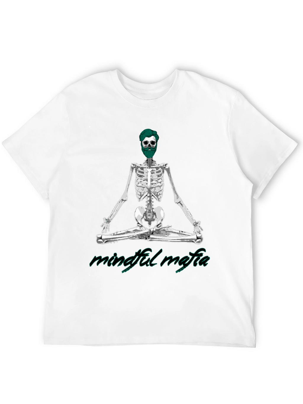 Mindful Mafia Skeleton Graphic Tee