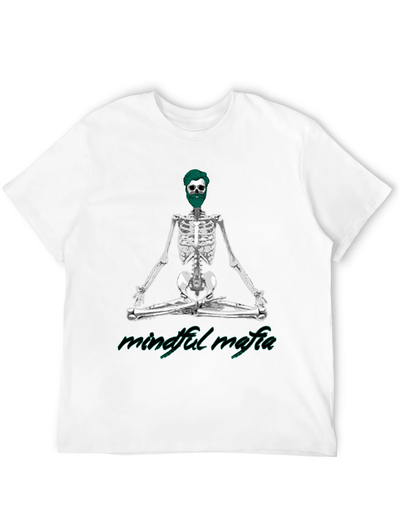 Mindful Mafia Skeleton Graphic Tee