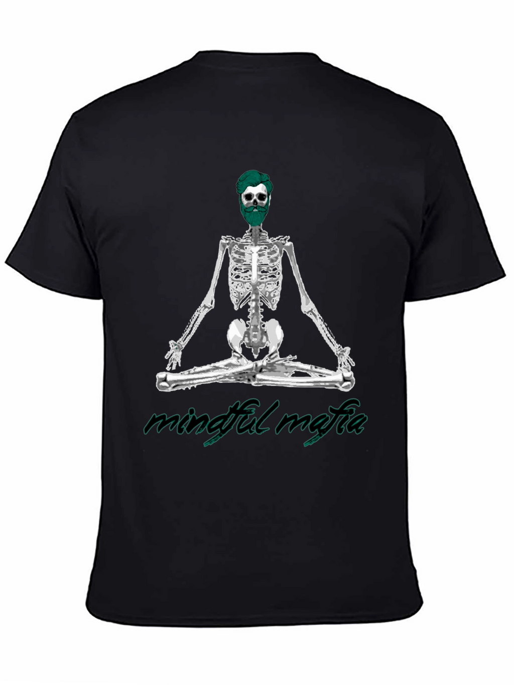 Mindful Mafia Skeleton Graphic Tee