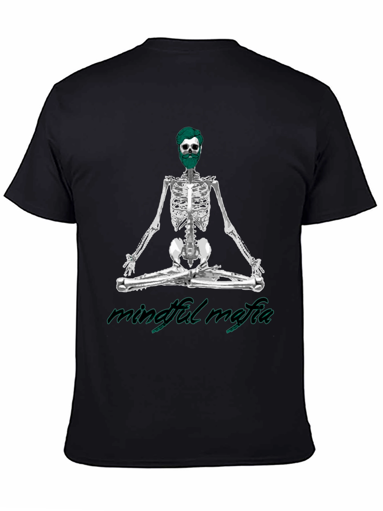 Mindful Mafia Skeleton Graphic Tee