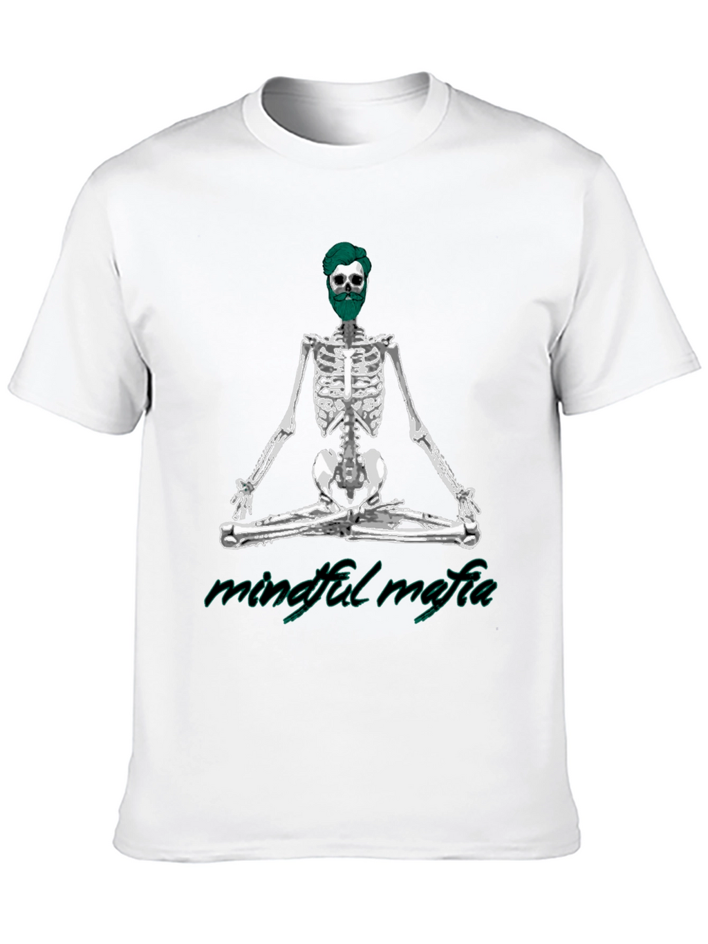 Mindful Mafia Skeleton Graphic Tee