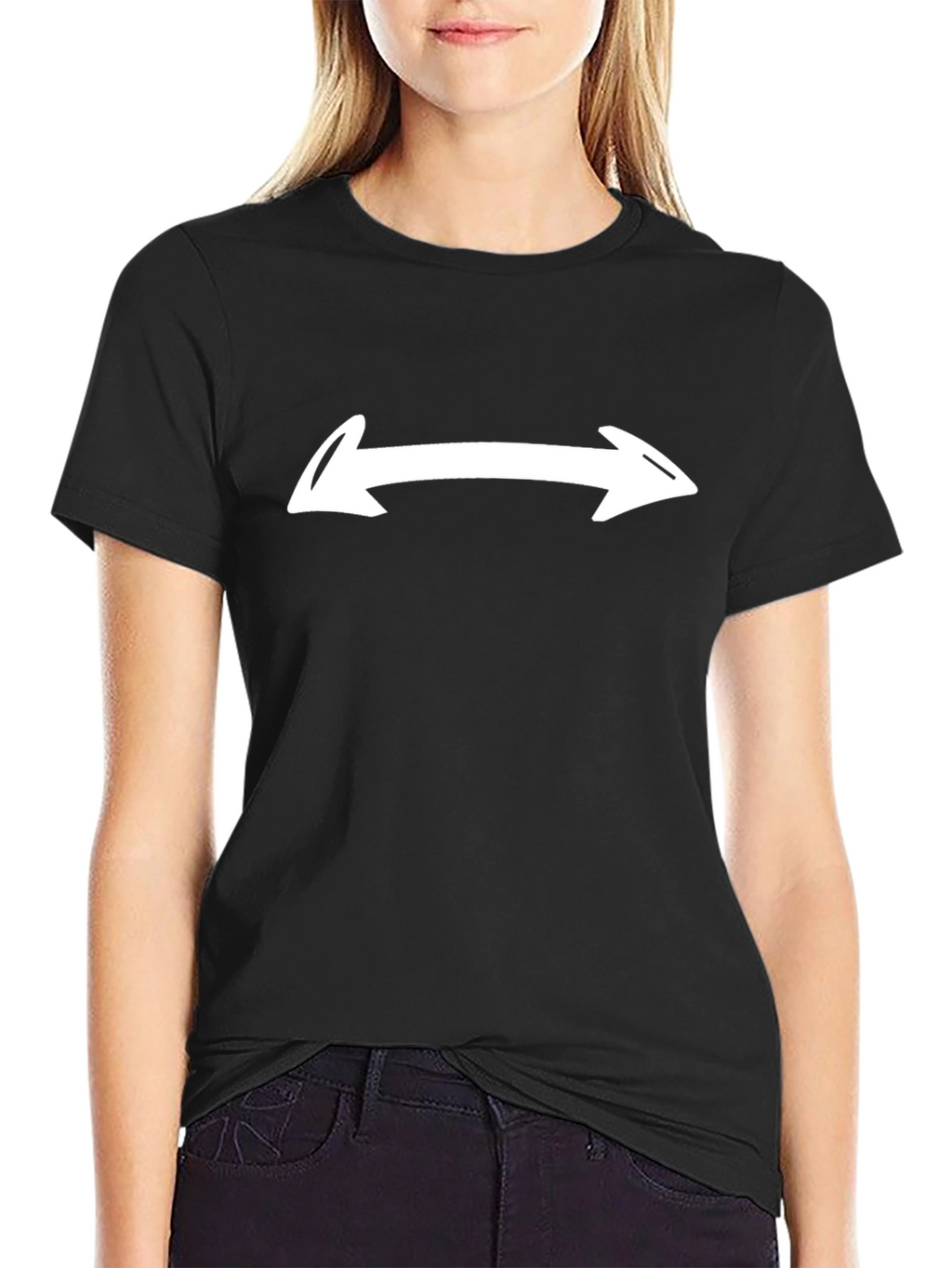 Arrow Graphic T-Shirt - Unisex Casual Tee