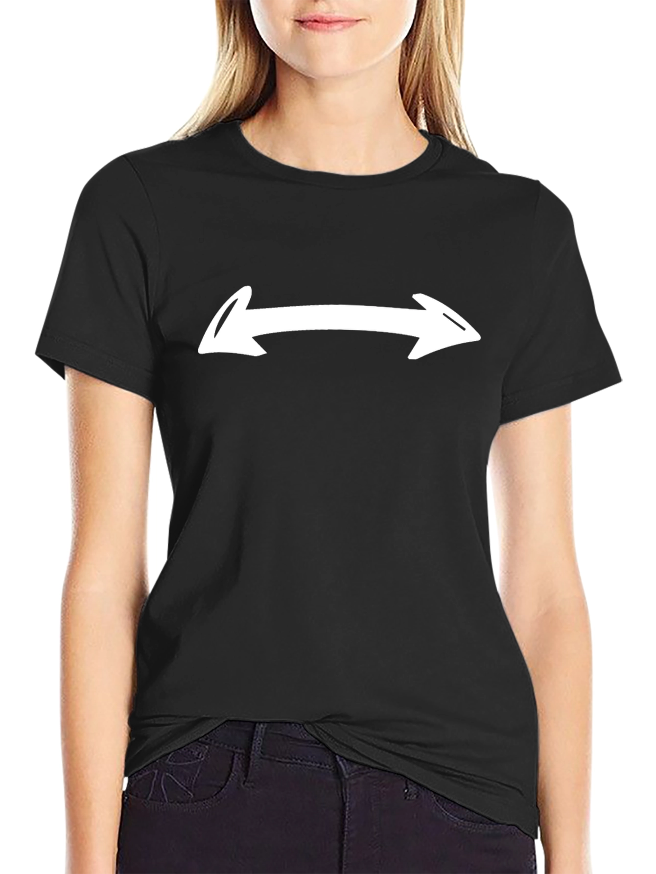 Arrow Graphic T-Shirt - Unisex Casual Tee