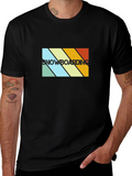 Retro Snowboarding T-Shirt - Black Graphic Tee