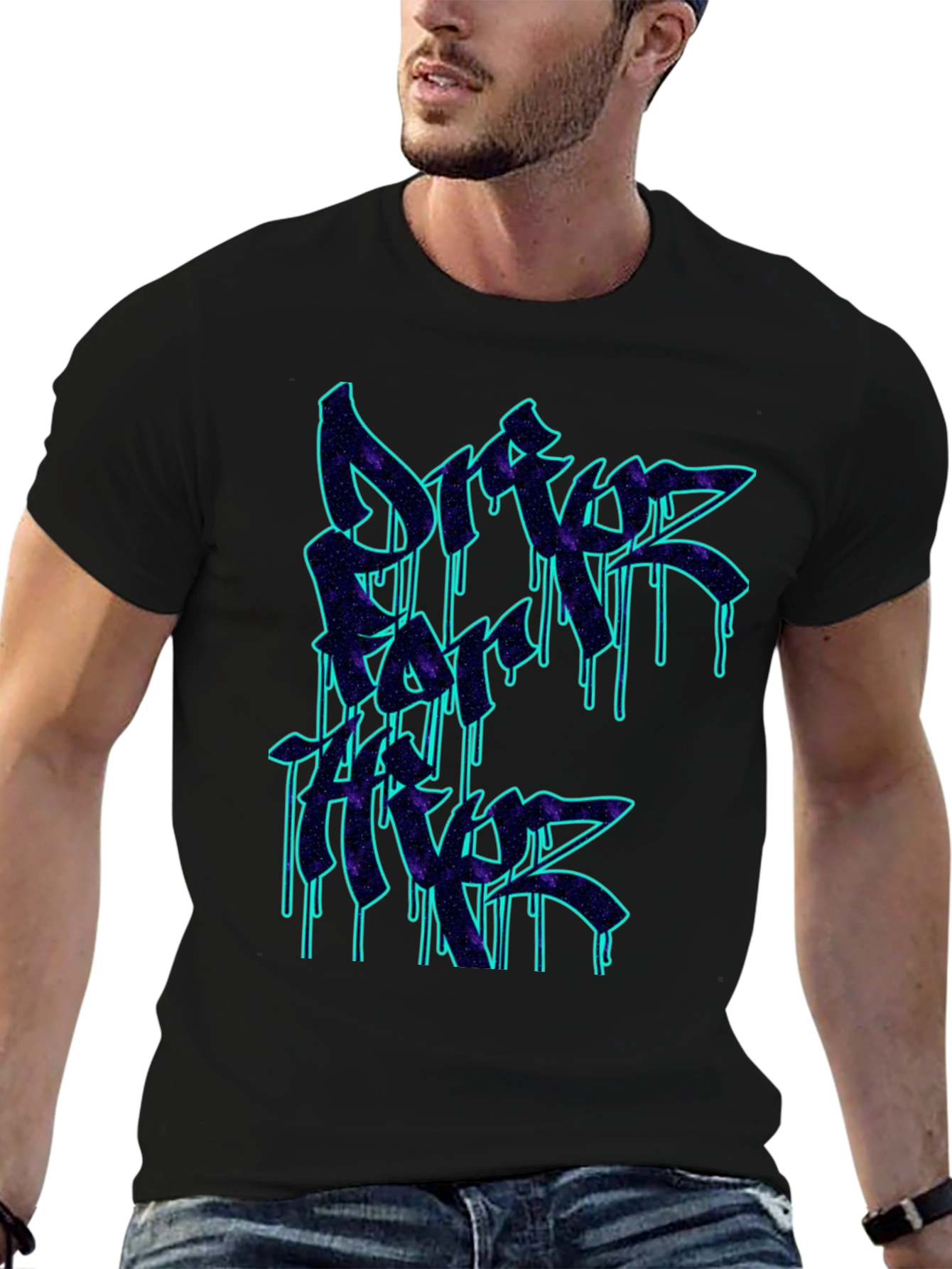 Drift Forever Tee - Neon Graffiti Style