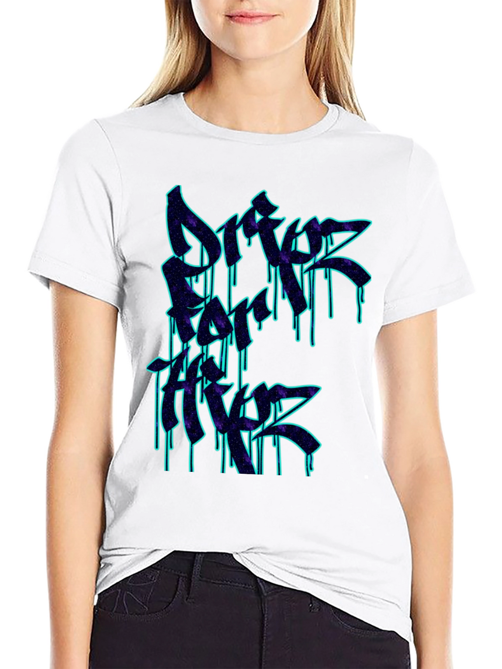 Drift Forever Tee - Neon Graffiti Style