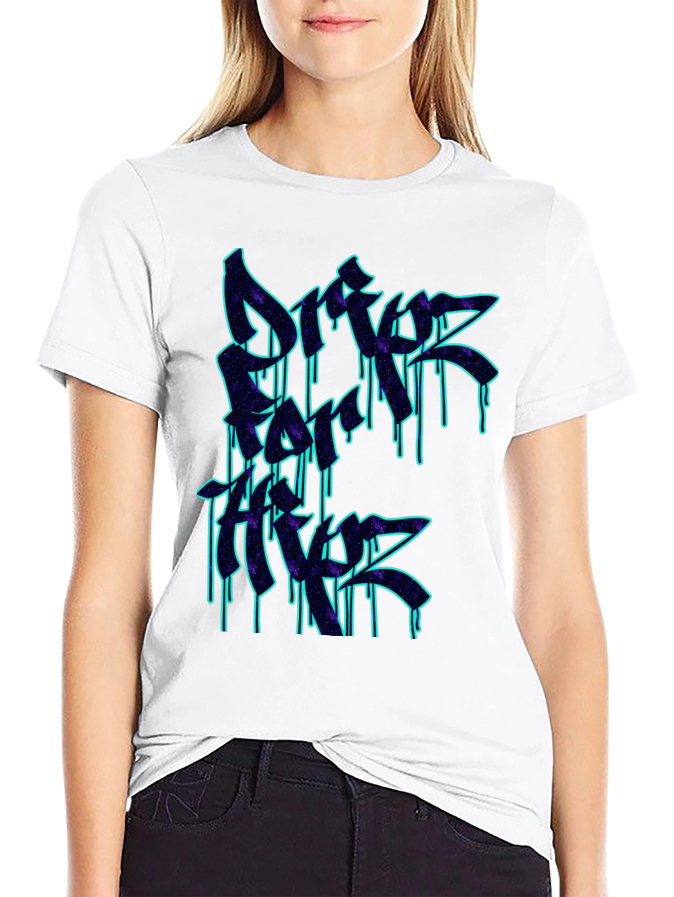 Drift Forever Tee - Neon Graffiti Style