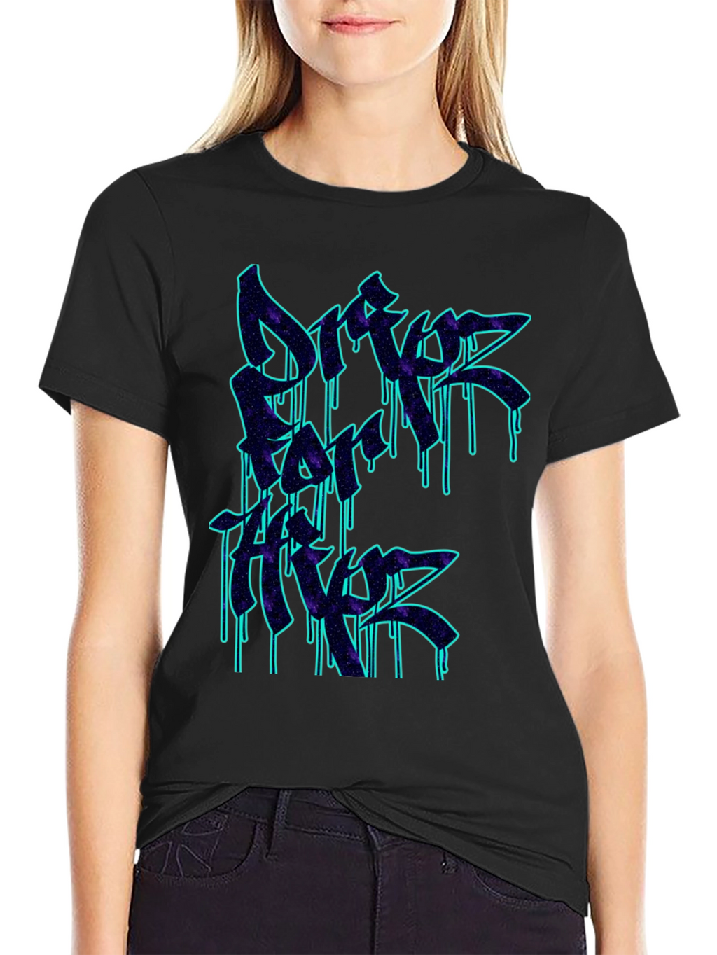 Drift Forever Tee - Neon Graffiti Style