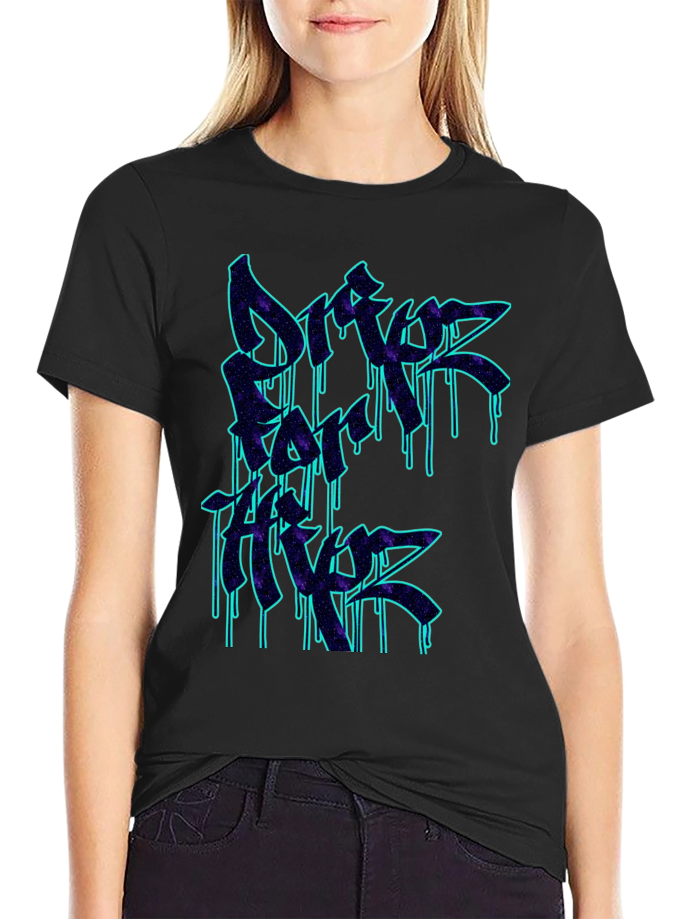 Drift Forever Tee - Neon Graffiti Style