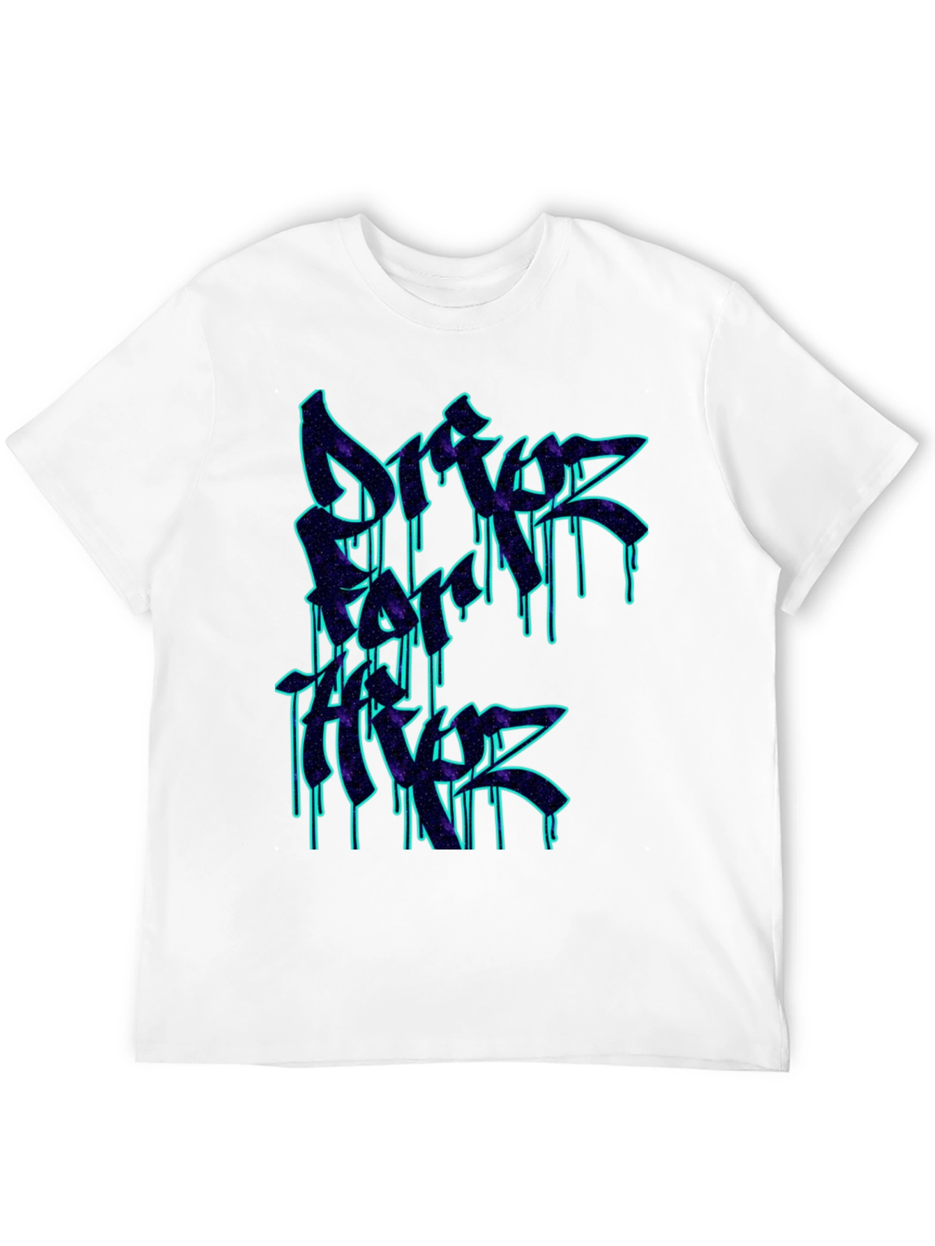 Drift Forever Tee - Neon Graffiti Style