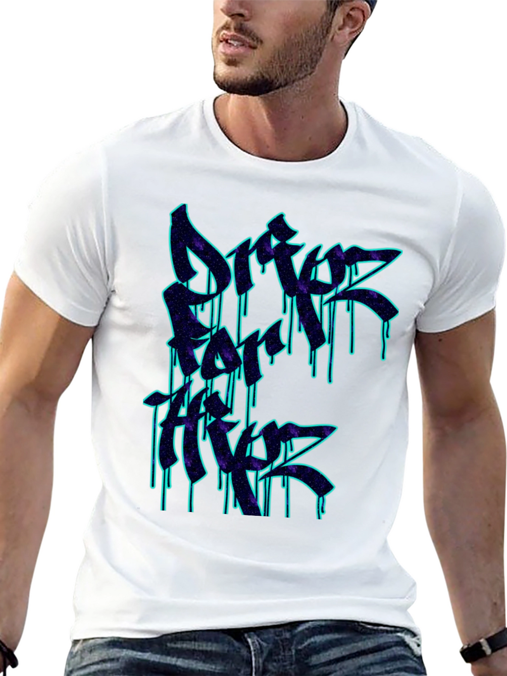 Drift Forever Tee - Neon Graffiti Style