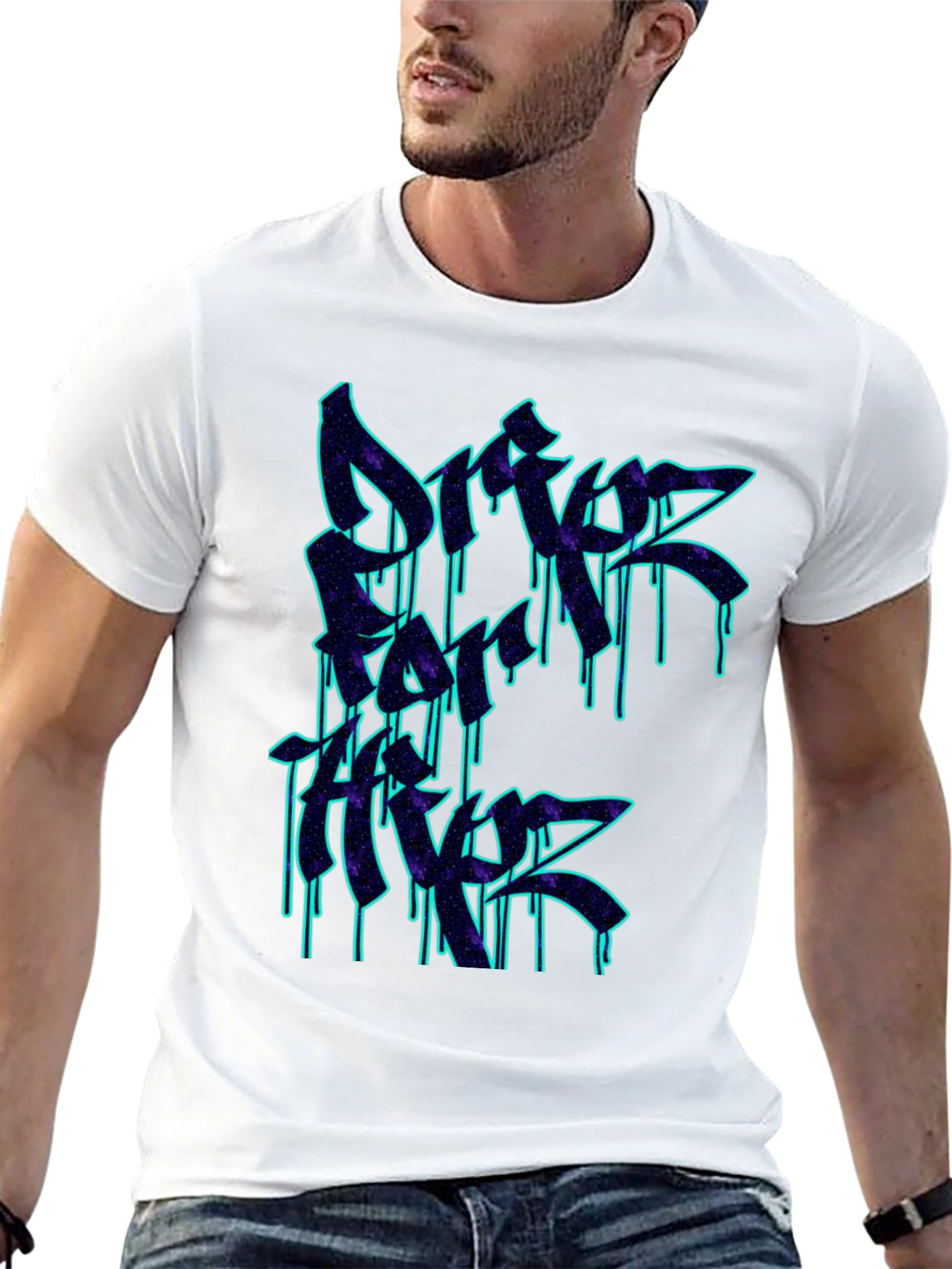 Drift Forever Tee - Neon Graffiti Style