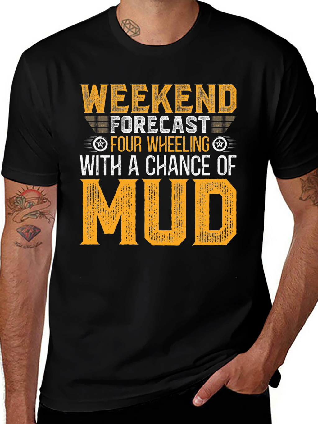 Weekend Forecast Four Wheeling T-Shirt