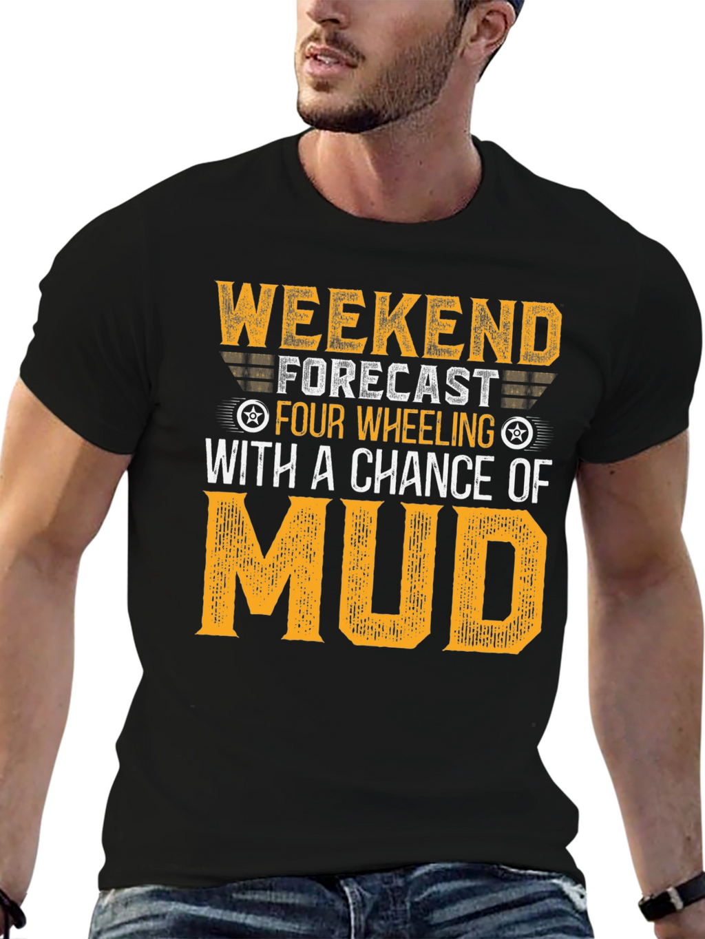 Weekend Forecast Four Wheeling T-Shirt