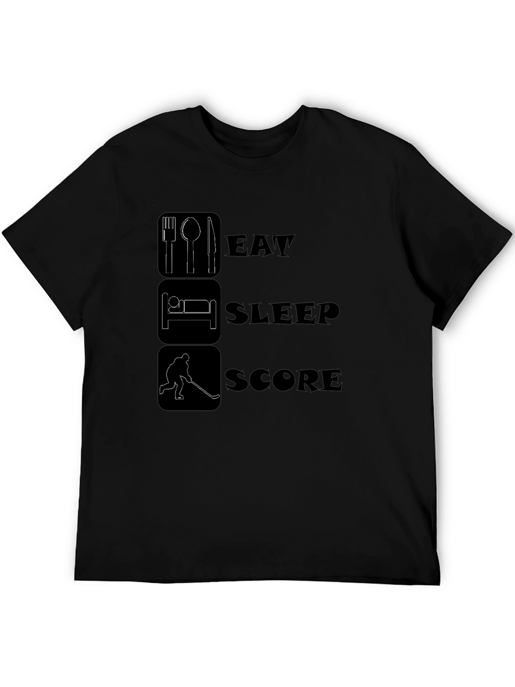 Eat Sleep Score Hockey T-Shirt