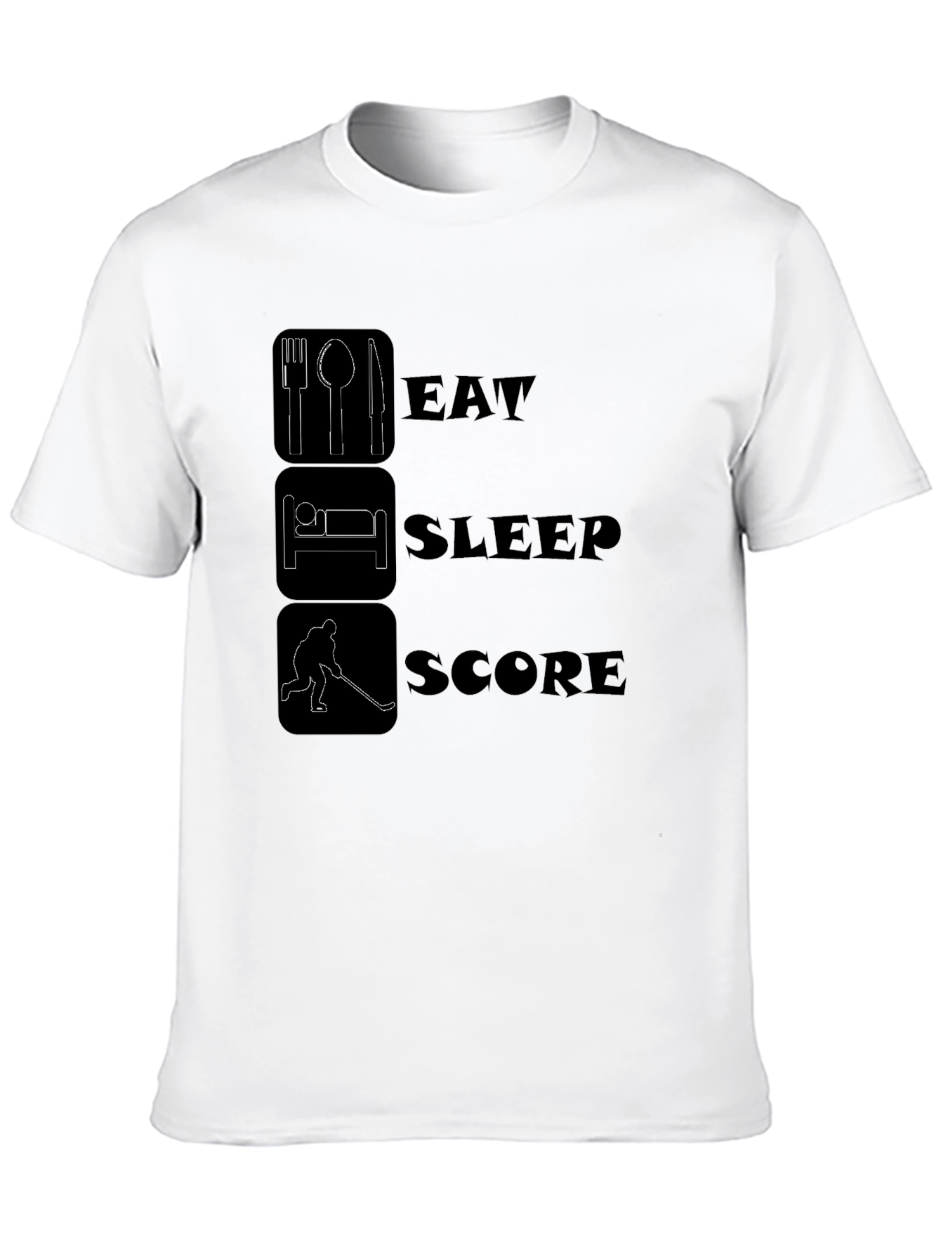 Eat Sleep Score Hockey T-Shirt
