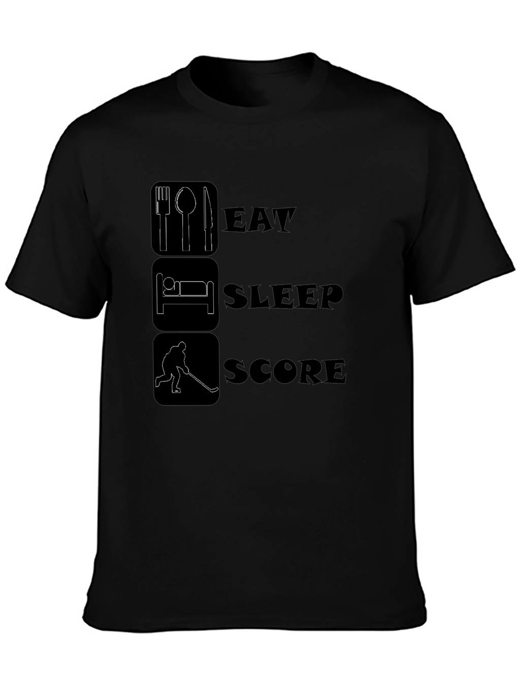 Eat Sleep Score Hockey T-Shirt