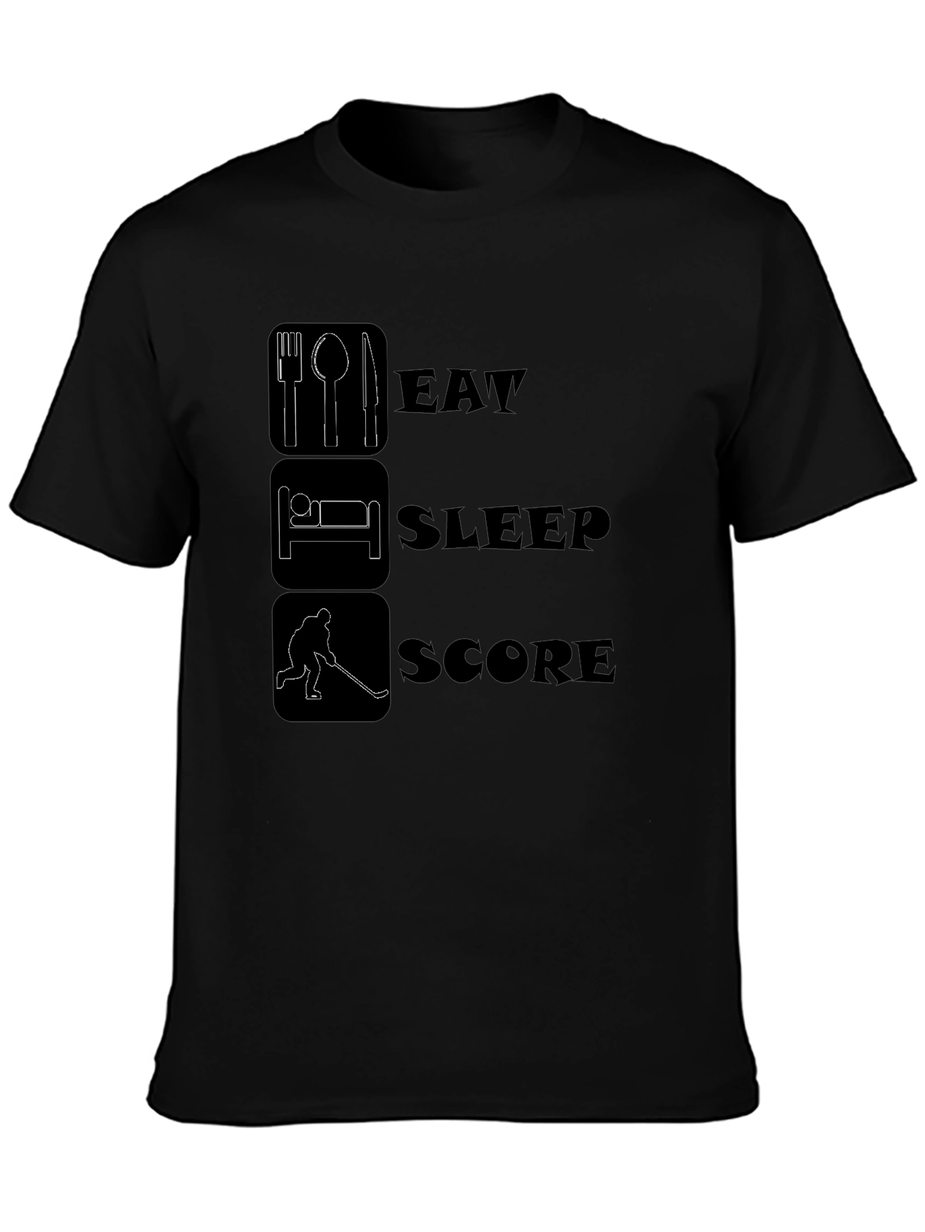 Eat Sleep Score Hockey T-Shirt