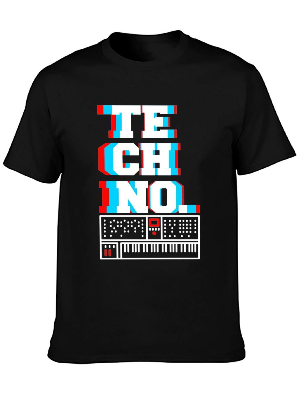 Retro Techno Synthesizer T-Shirt