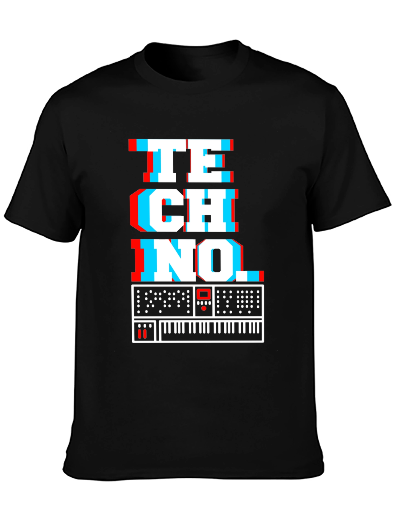 Retro Techno Synthesizer T-Shirt