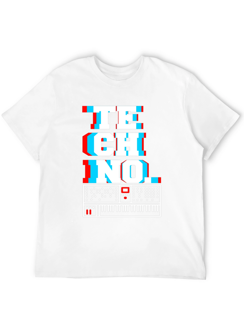 Retro Techno Synthesizer T-Shirt