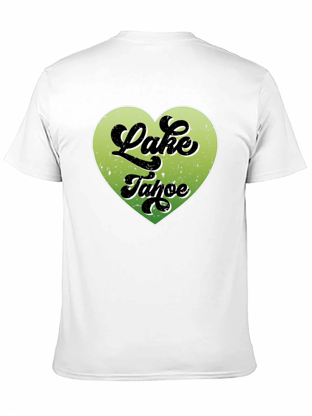 Lake Tahoe Heart Graphic Tee - Black