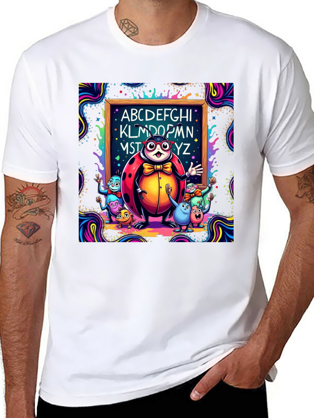 Alphabet Teacher Graphic Tee