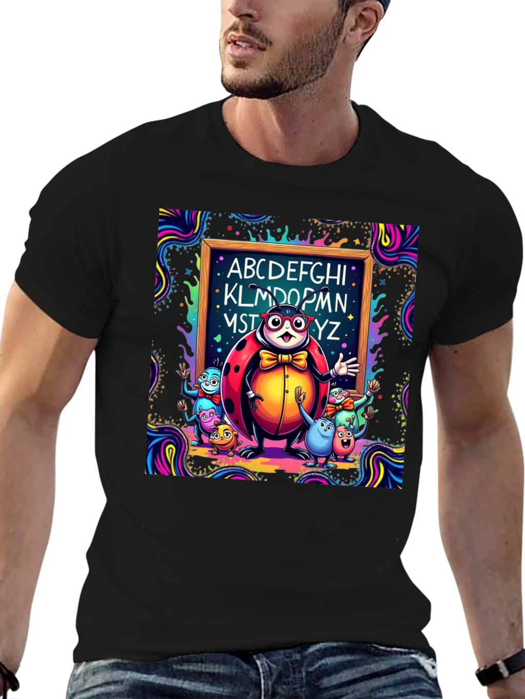 Alphabet Teacher Graphic Tee