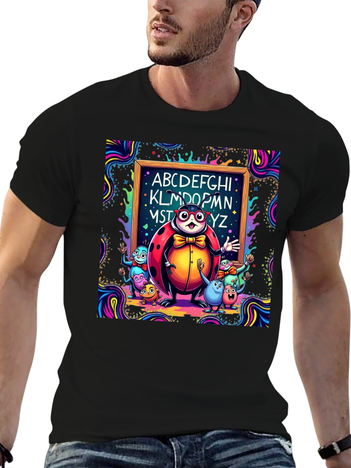 Alphabet Teacher Graphic Tee