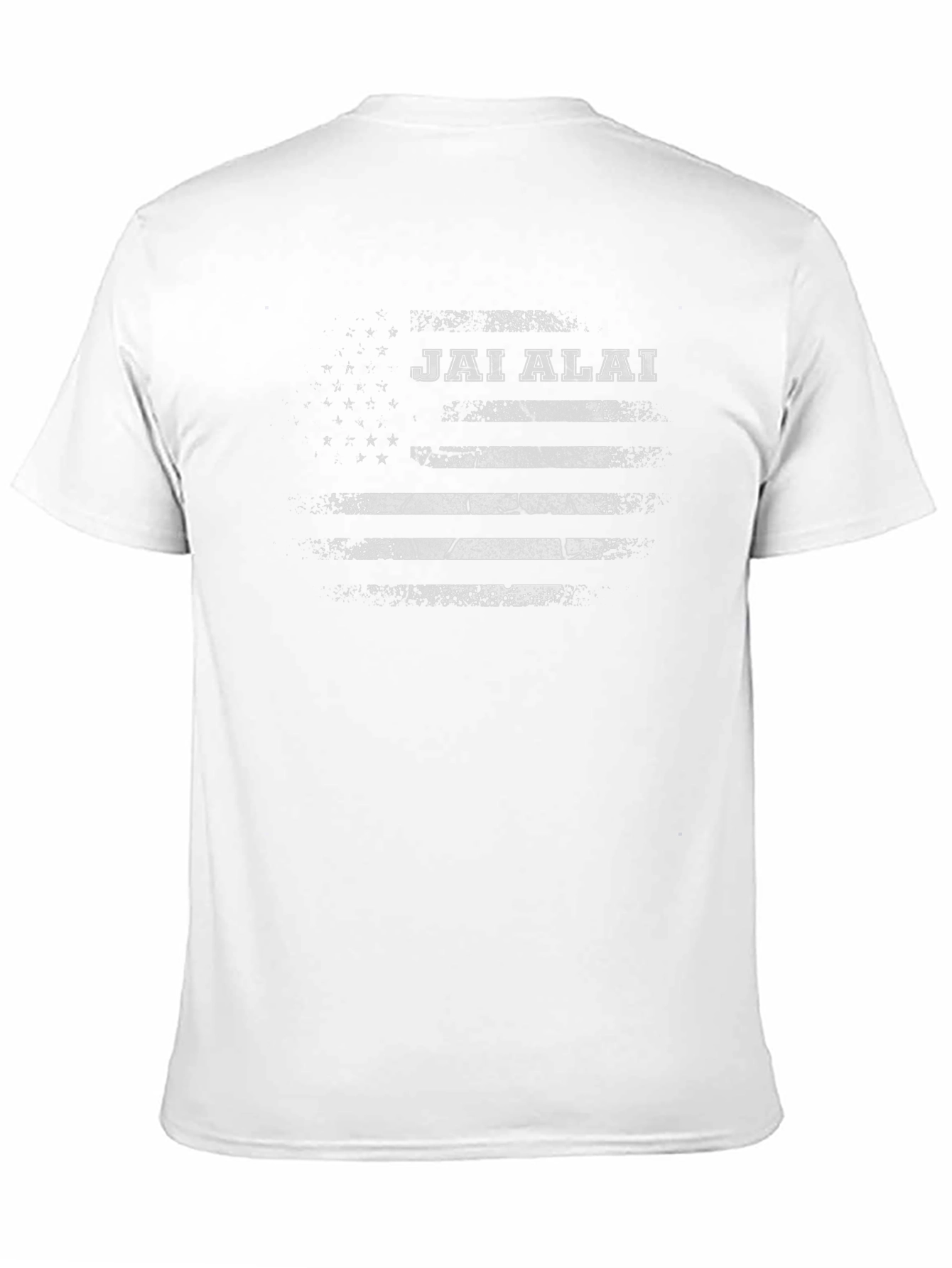 Jai Alai American Flag Graphic T-Shirt