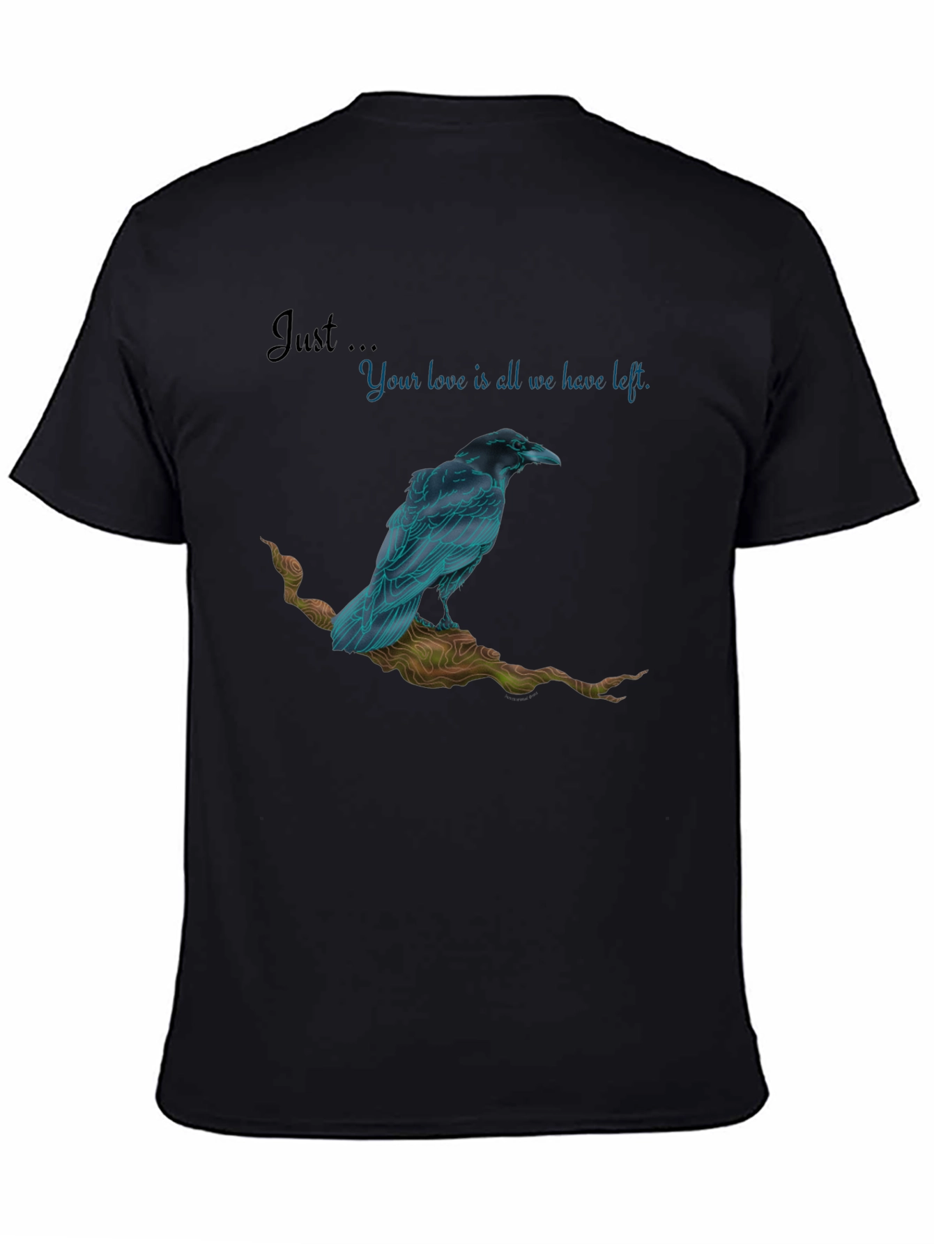 Raven Love Graphic Tee - Unique Design Comfortable Fit