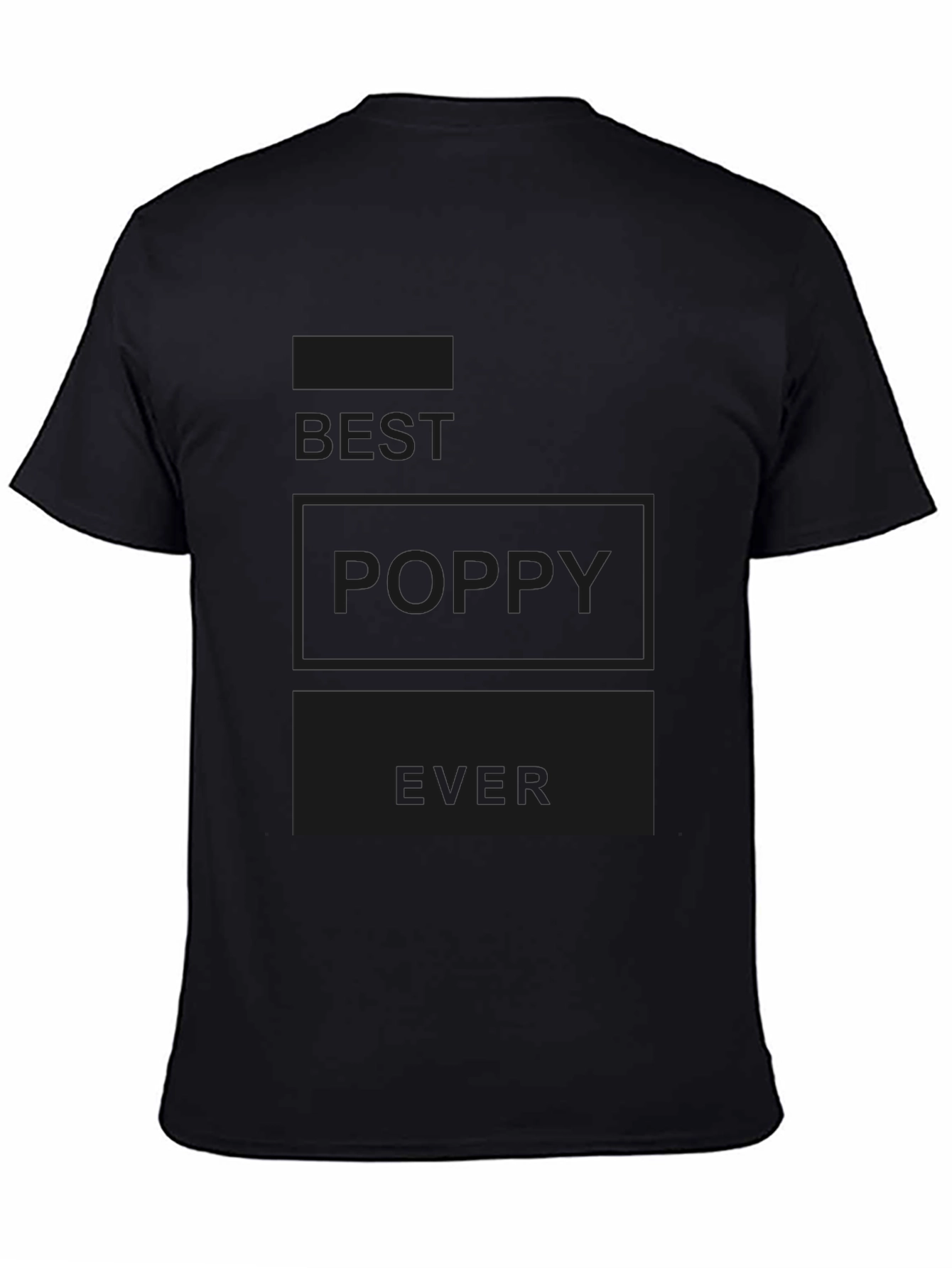 Best Poppy Ever T-Shirt - Black