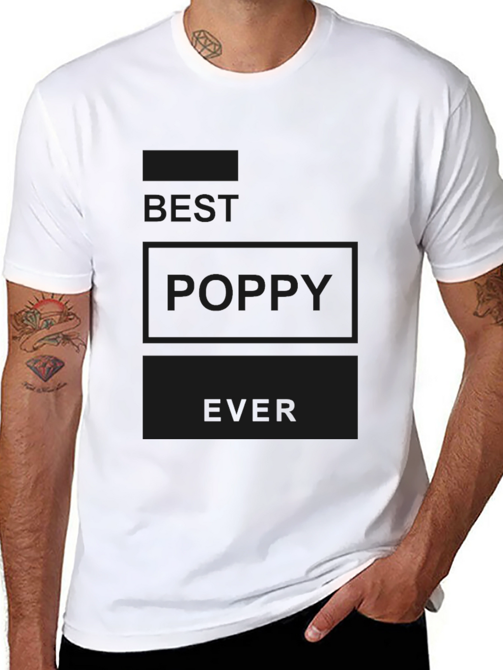 Best Poppy Ever T-Shirt - Black