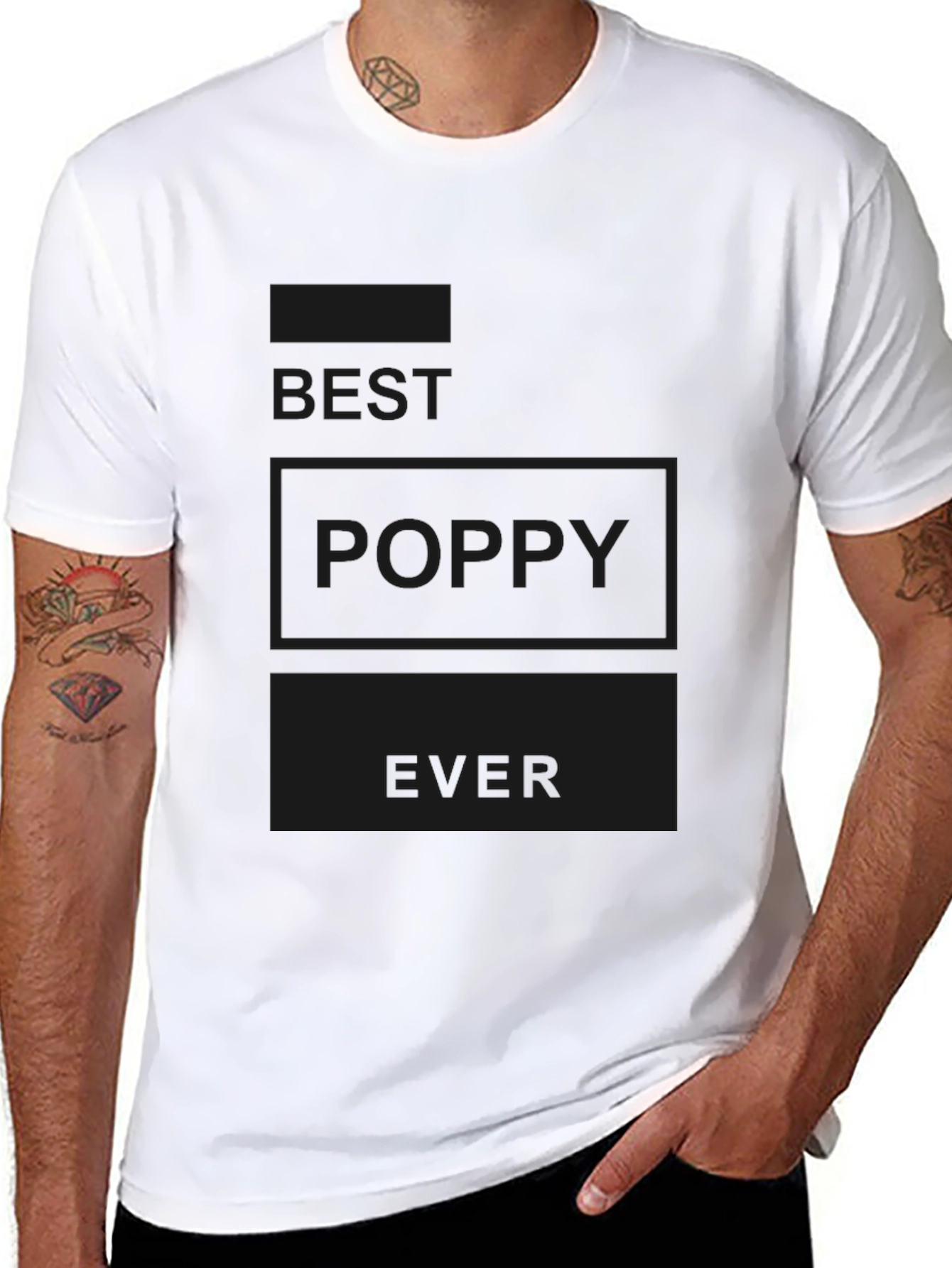 Best Poppy Ever T-Shirt - Black