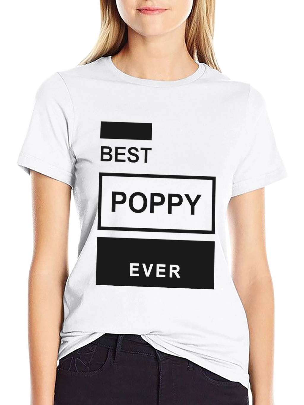 Best Poppy Ever T-Shirt - Black